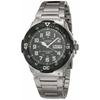 Men's Diver Style Quartz Watch with Stainless Steel Strap, Silver, 23.8 (Model: MRW-200HD-1BVCF)