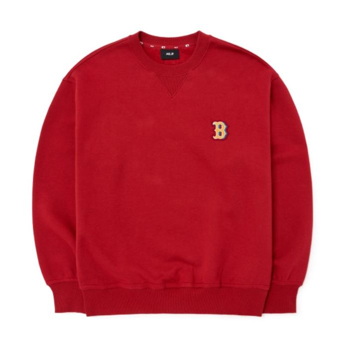 New MLB Boston Red Sox FW22 Sweatshirt Men's Burgundy 3AMTB0526-43WIS