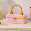 With Cover Jewelry Storage Case Large Capacity Necklace Storage Box Creative Jewelry Box  Woman