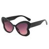 New Vintage Butterfly Sunglasses Women Men Brand Round Sun Glasses Big Eyewear  for Male Female Special Shaped