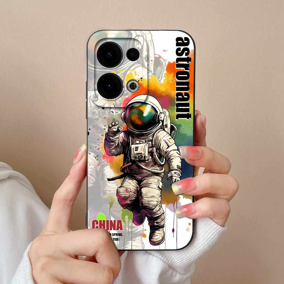 Pentru Oppo Reno13 Pro 12F Realme C75 Realme 14 Pro Plus F27 A3 NFC A40 A40m A60 Huse Drăguț Panda Broască Silicon Lichid Moale Anti-Alunecare Husă Pentru Oppo Carcasă