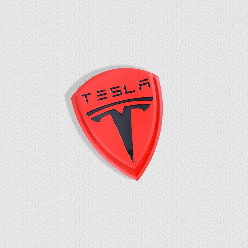 Autosticker 2025 Nieuwe Tesla 3D Metalen Schild Styling Autostickers Auto Carrosserie Kofferbak Decoratieve Stickers Voor Tesla Roadster Model 3 Mode