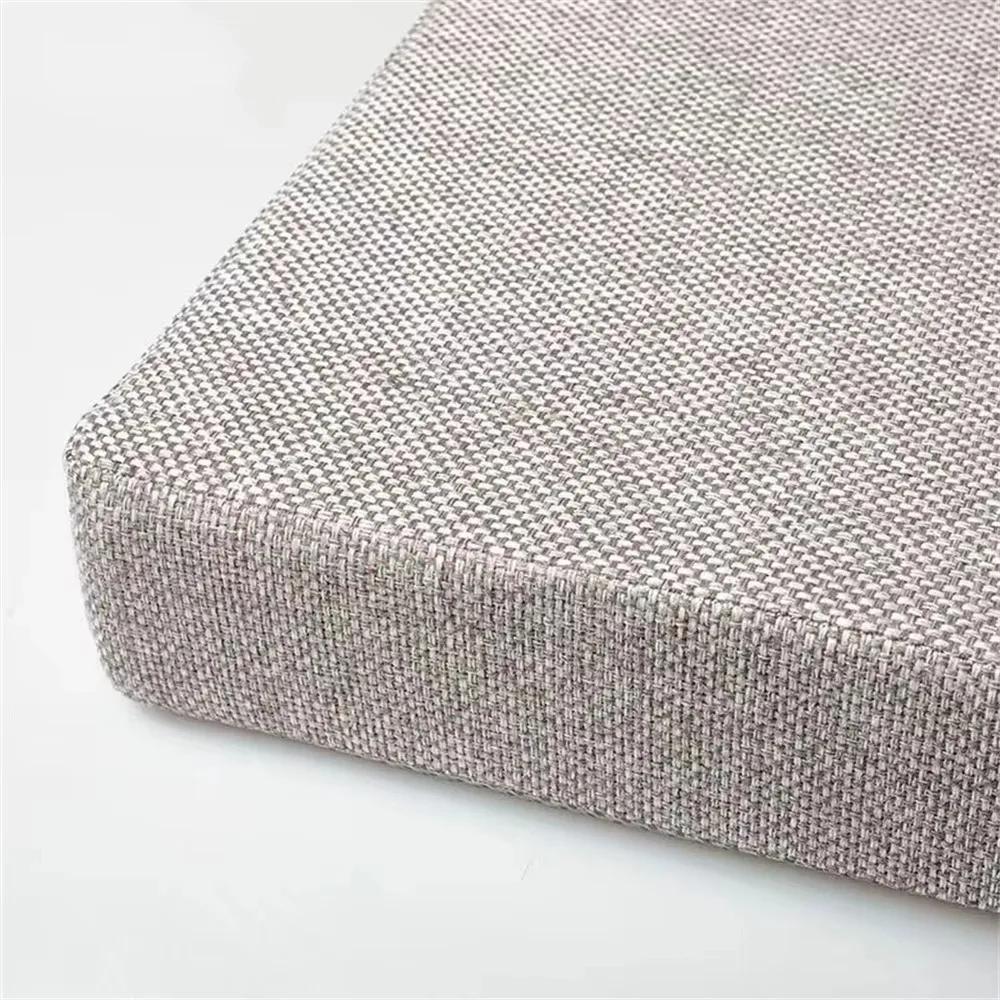 3cm Bench Cushions with Buckles Chair Seat Sofa Pillow Bay Window Indoor Outdoor Cushions for Garden Bench Seat Swing Backseat
