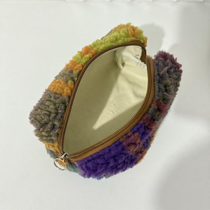 New Plush Makeup Bag Travel Cosmetic Organizer Bags Lipstick Pouch Large Capacity Wash Bag Student Stationery Box Pencil Case