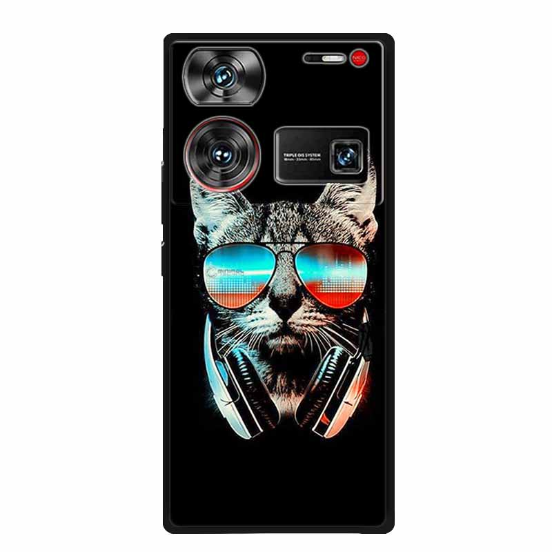 For ZTE Nubia Z60 Ultra Case Animals Soft Silicone TPU Cover Phone Cases For ZTE Nubia Z60Ultra 5G Protective Cool Wolf Coque