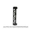 8-Pack Timeless Building Block Works With Universal 58827 Component Frame Pillars for Train Track Support Bracket