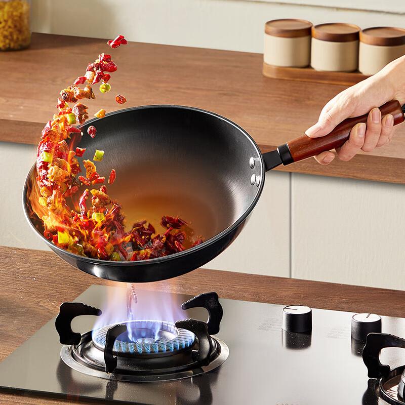 COOKER KING 32cm Ancestral Fine Iron Wok