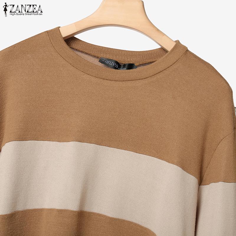 ZANZEA Women Long Sleeve Blouse and Pants Casual Two Piece Suit Sets