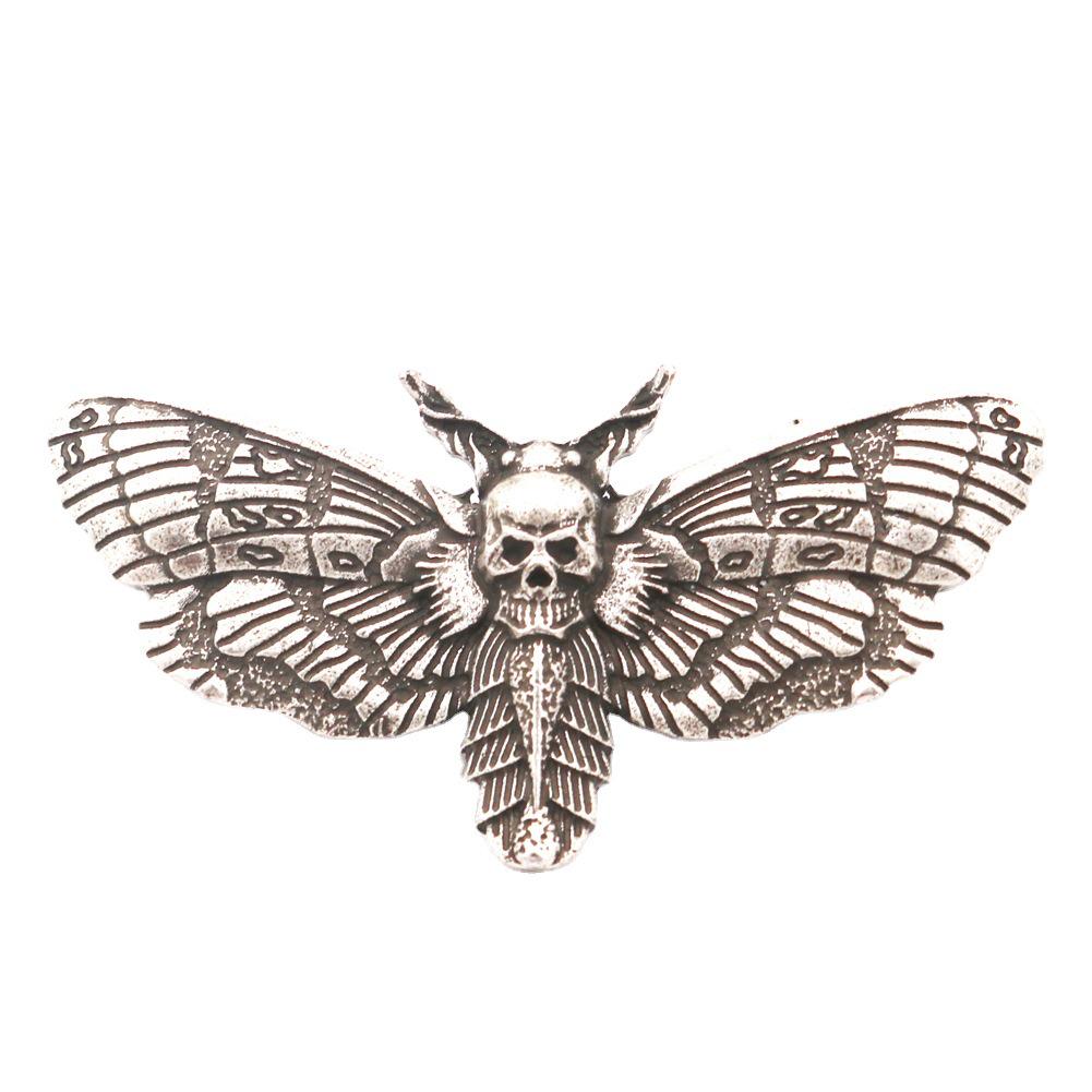 Bästsäljande Döskallemal Legeringsbrosch - Populära Europeiska & Amerikanska Fjärilssmycken, Insektshänge Tillbehör