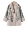 Mom's Winter Mink Fleece Mid-Length Coat: Warm, Thick Fur Coat for Middle-Aged & Elderly Women - National Style, Perfect for New Year.