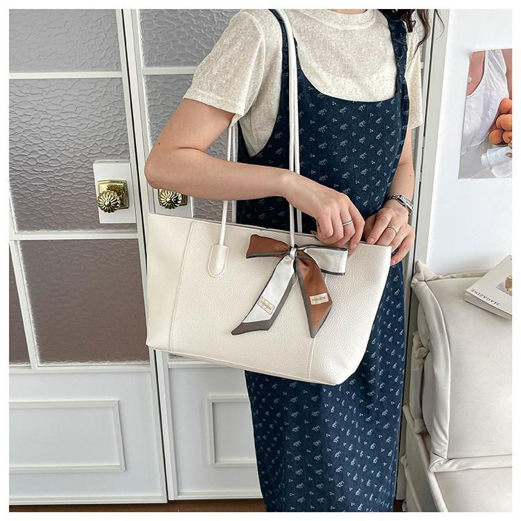 Women's 2026 Stylish Versatile Large Tote Bag - High-End Feel for Work & Casual Wear