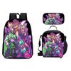 New Friday Night Funkin Backpack Three Piece Set Black Friday Korean Version Student Backpack Ice Pack Pencil Case Dropshipping