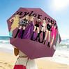 Taylor Swift Fashion 8 Ribs 3Fold Black Glue Uv Protection Umbrella Sun Protection Rainproof Compact Folding Umbrella For Travel Daily Use C92482