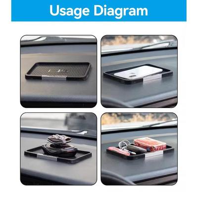 Car Dashboard Anti-Slip Mat Universal Heat-resistant Cell Phone Sunglasses Storage Mat For Car Truck SUV Car Acessories 1pc