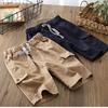 Boys' Summer Cool Casual Workwear Shorts with Multiple Pockets and Sporty Five Quarter Shorts