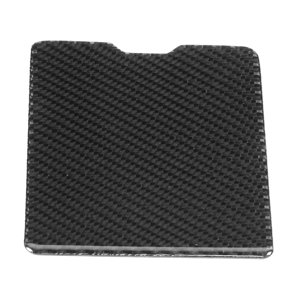 Carbon Fiber Driver Storage Box Panel Trim Cover Fit for Mitsubishi Lancer 2008‑2016