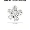 6PCS/5PCS/3PCS/1pc Rhinestone Flower Car Air Vent Decor, Crystal Rhinestone Vehicle Air Vent Outlet Clip