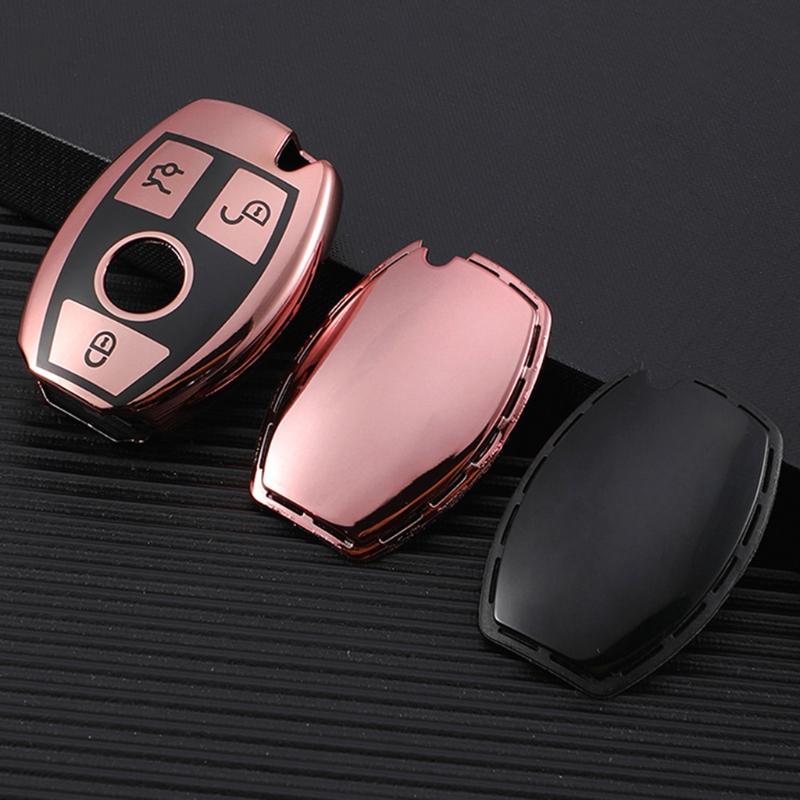 Soft TPU Auto for Smart Remote for Key Cover Bag Practical Vehicle Decor Fit for GLA200 GLC260 GLE320 C200 E300L