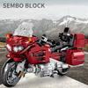Motorcycle Building Kit for Honda Superbike Build A Model Motorcycle MOC Racing Motorcycle Building Blocks Compatible with Majo