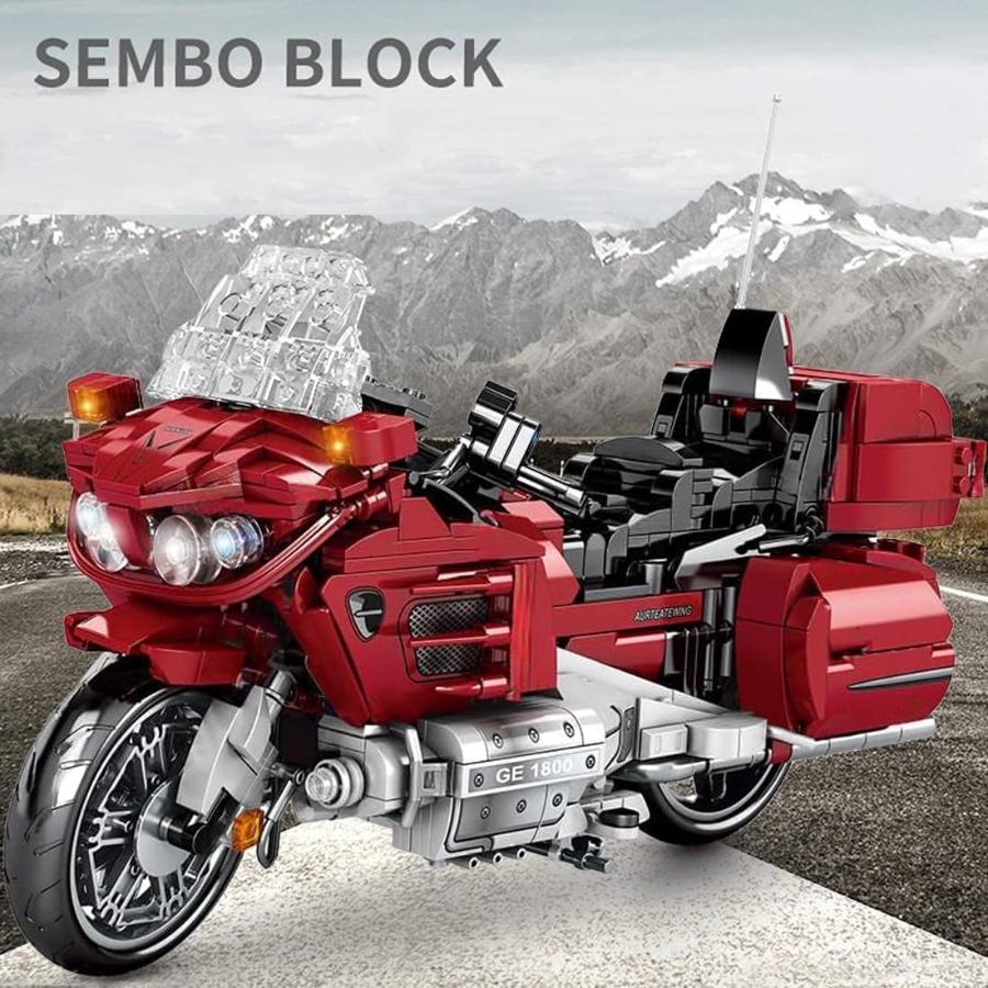 

Motorcycle Building Kit for Honda Superbike Build A Model Motorcycle MOC Racing Motorcycle Building Blocks Compatible with Majo United States