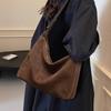 Deer Suede Luxury Mystic Frosted Women's Bag 2026 New Underarm Tote Bag Vintage Single Oulder Crossbody Bag Casual Color