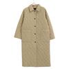 Steven Alan Khaki Reversible Quilted Long Coat Coat M beigeUsed