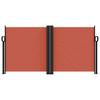 Retractable Side Awning Terracotta Red 120 X 600 Cm
