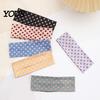 Sweat Absorbing Yoga Headband Retro Polka Dot Headbands for Women, Elastic Soft Hair Bands, Breathable Fitness Cute Stretchy Warp Accessories Workout