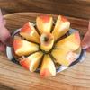 Stainless Steel Apple Slicer, Reusable Corerender Creative Fruit Slicer with Adjustable Metal Blades for Perfect Slices