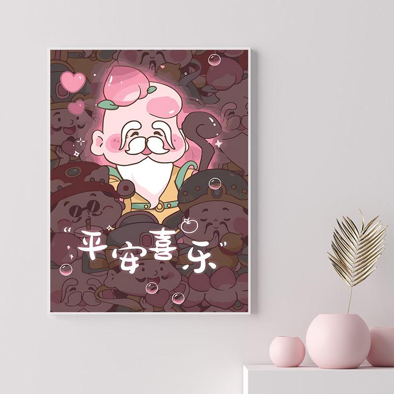 40X50Cm Diamond Painting Large Size Diamond Sticker Bedroom Living Room Decorative Painting With Photo Frame