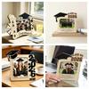 Elegant Wooden Picture Frame Solid Wood Photo Frame Specially Designs for 2026 Graduate to Display Treasure Moment