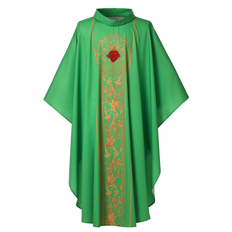 Festgewand Chasuble Messgewänder Robe Priester Cosplay Kostüm