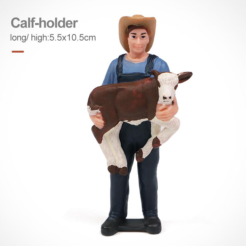 Simulation Farm Animals Poultry Cow Pig Dog Chicken Duck Goose Cub Figurines Model Action Figures Educational Toy For Kids