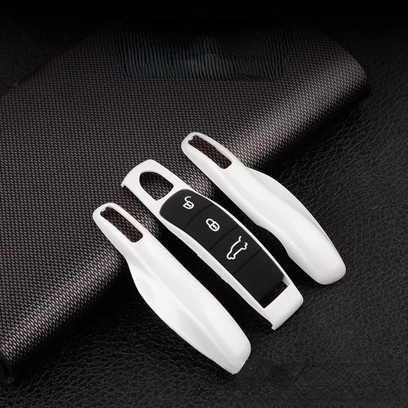 For Porsche Boxster 718 Cayman Cayenne Panamera Macan 911 Car Key Case Keyless Cover Key Shell Car Accessories Protective Case