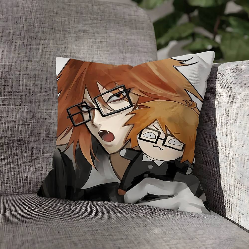 R-Rnfren Randal Luther Nyon Pillow Case For Sofa Decor Car Office Room Printing Cushion Cover Decorations and Protector