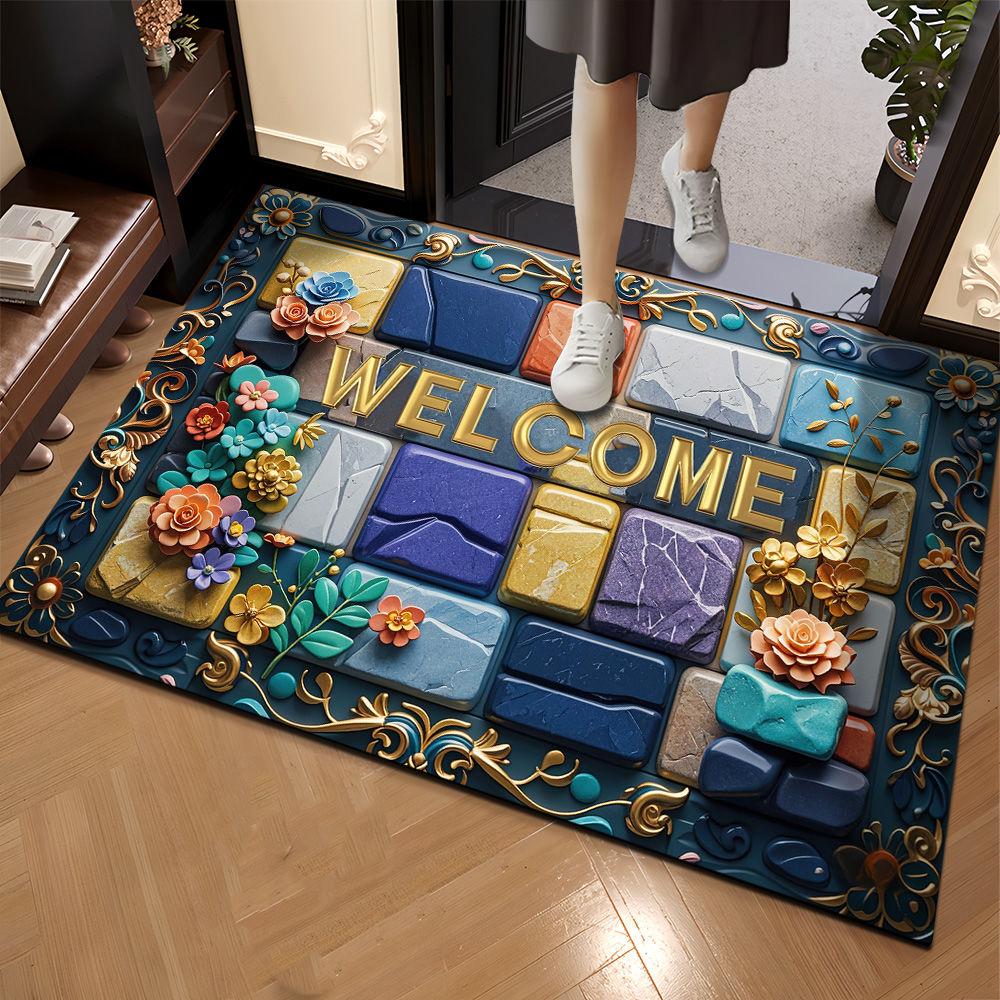 

3D ковер коврик для двери коврик для входа коврик для двери ванная комната гостиная ковер 80cm * 100cm