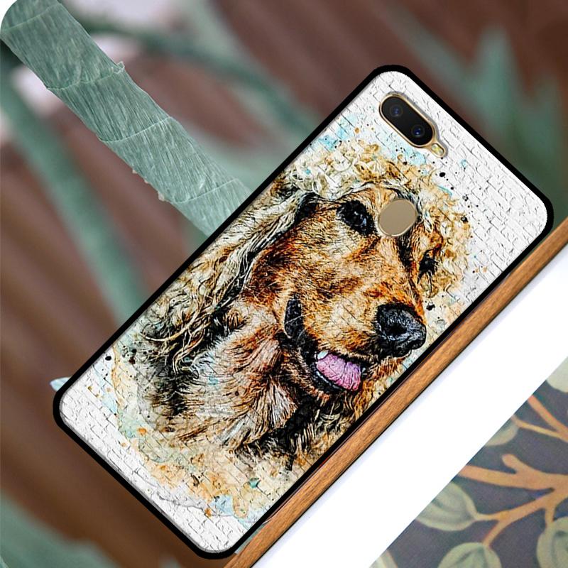 

Чехол для телефона с собакой породы английский кокер-спаниель для OPPO A83 A91 A93 A1K A15 A3S A54 A74 A94 A5 A9 A31 A53 A52 A72 A53S Задняя крышка OPPO A3S