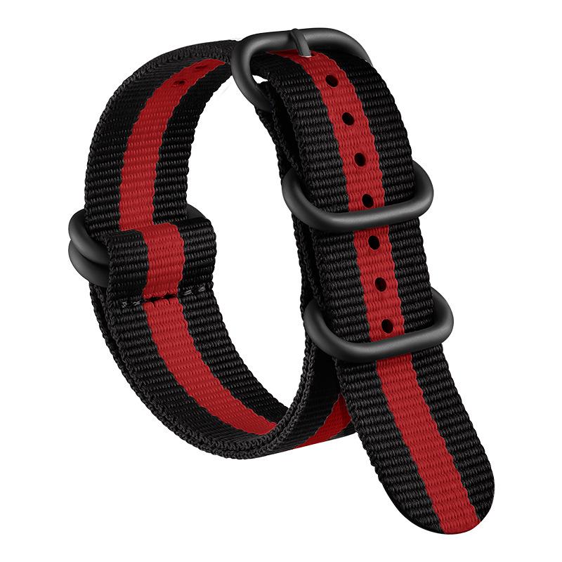 Bracelet de Montre NATO en Nylon Épaissi Xinlei - Bracelet Universel en Toile Tissée 20/22mm
