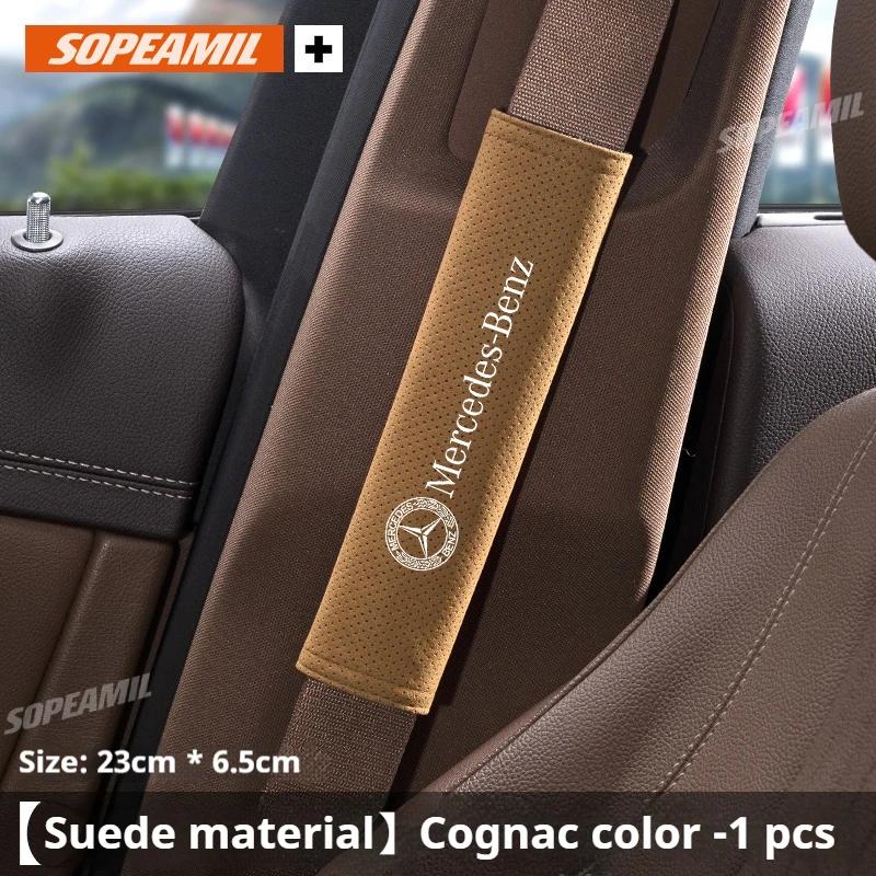 For Mercedes Benz A B C E S Class AMG GLA GLB GLC GLE CLA CLS SLC GLS CLB GLK SLK Vito A45 C43 Car Seat Belt Shoulder Guard Pad WGV9