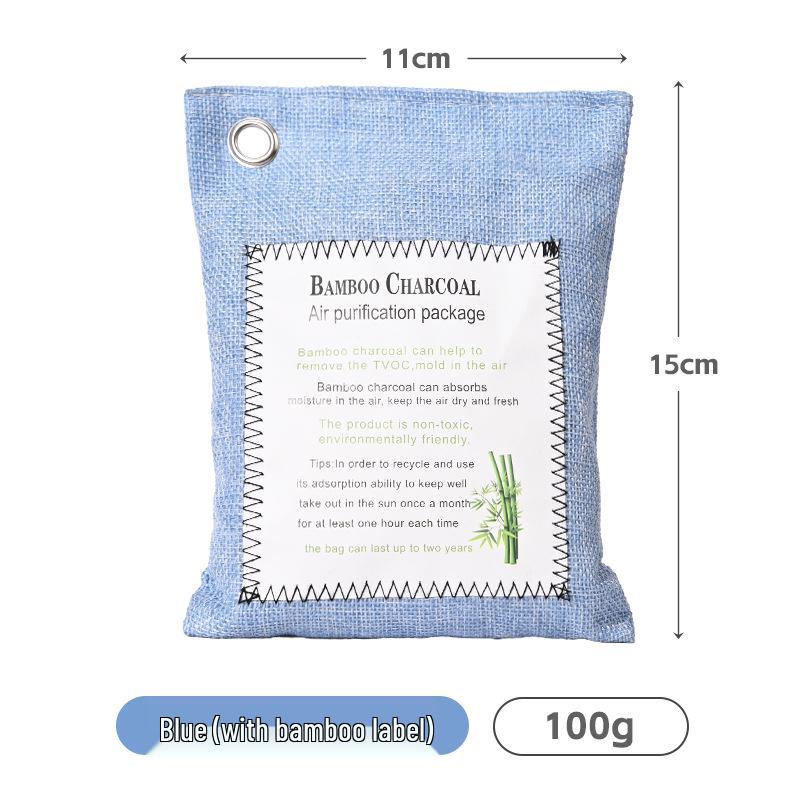 Exclusive Bamboo Charcoal Bag: 200g Activated Carbon for Car Odor and Formaldehyde Removal