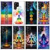 Yoga Chakra Spiritual Energy Universe Phone Case For Samsung Galaxy S26 S25 Edge S24 S23 Ultra S22 Plus S21 S20 FE Soft TPU Back