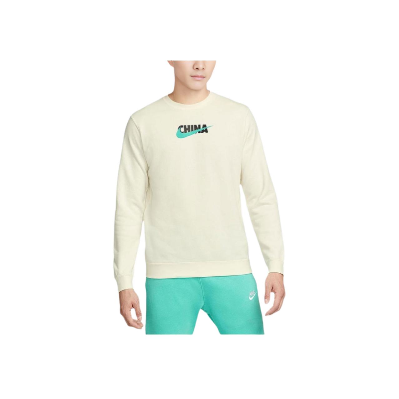 

Nike Свитшот с круглым вырезом и логотипом, мужские топы, бежевый DV5290-133 XL