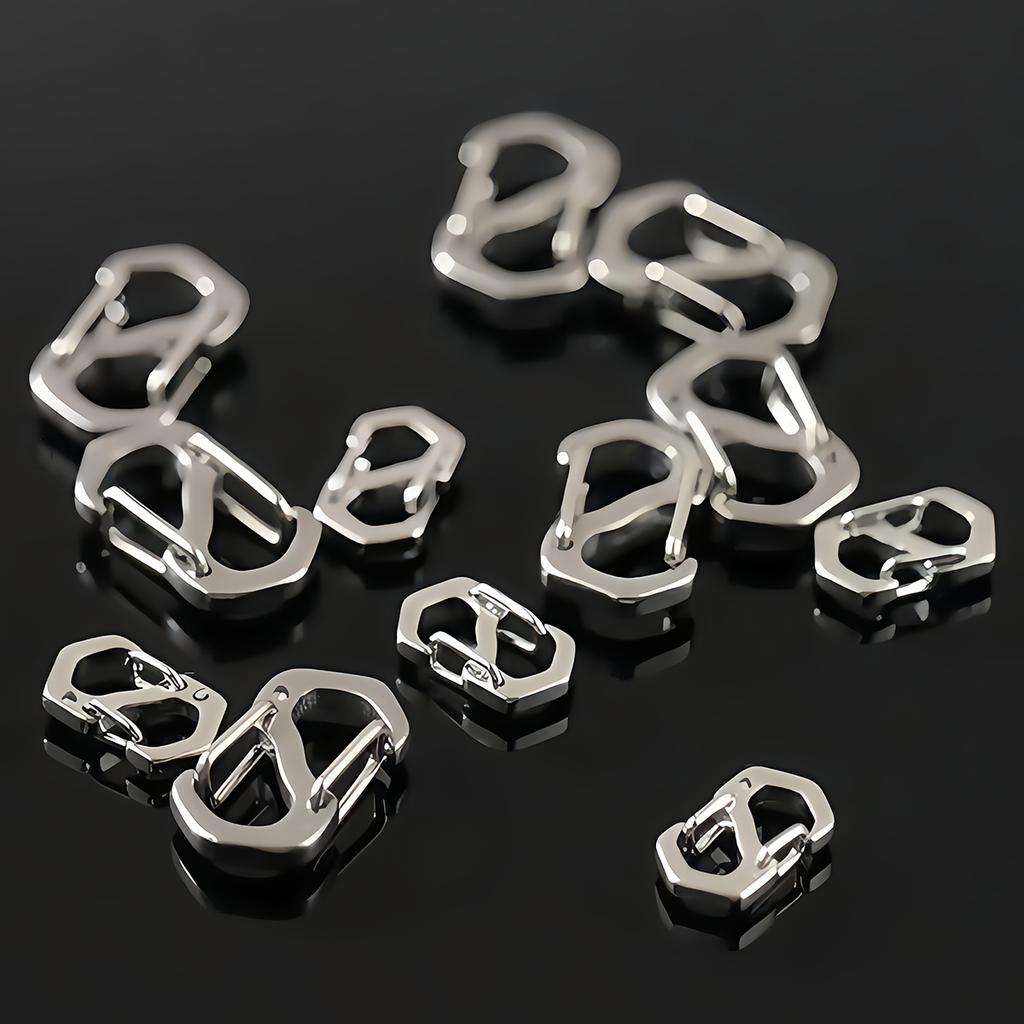 3-5 pezzi Fibbia a Molla a Forma di Lettera S in Acciaio Inossidabile Ganci Moschettoni Aragosta per Collana Bracciale Fai da Te Materiali per la Realizzazione di Gioielli