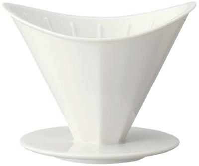 KINTO OCT Brewer, 4-cup White Coffee, Dishwasher Safe, 28882