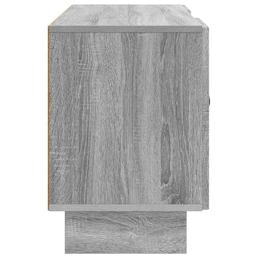 TV Stand 102 x 34.5 x 50 cm Grey Sonoma Particleboard