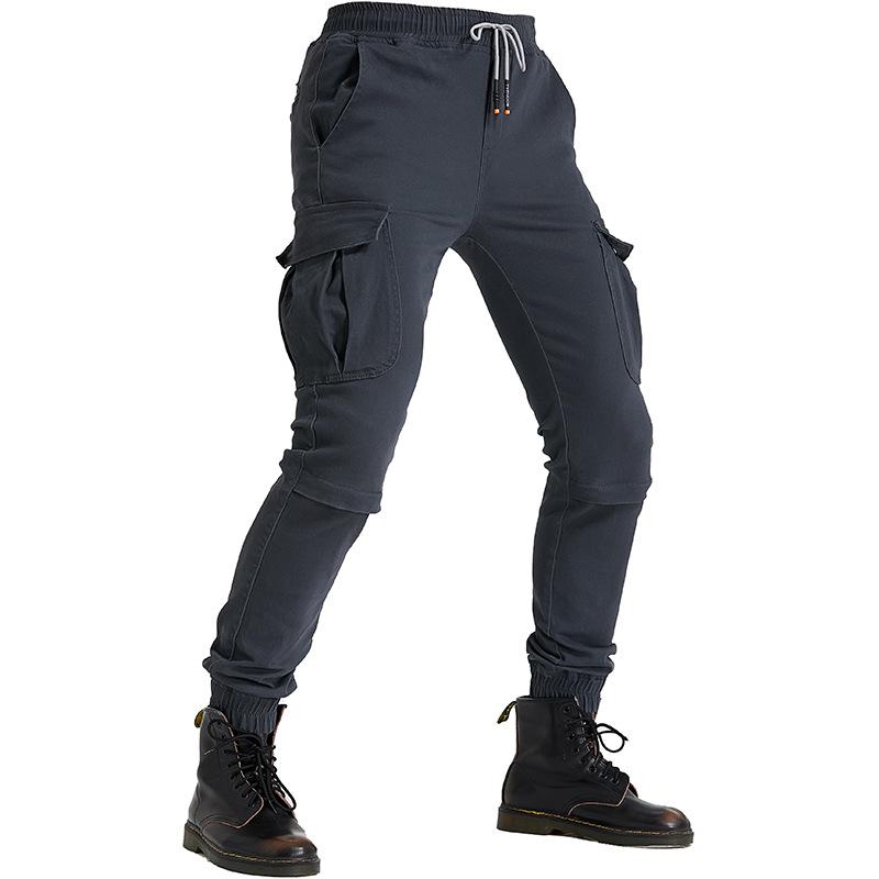 Multi-bag Leggings, Motorcycle Riding Pants for Men, Recreational Motorcycle Jeans, Anti-drop Pants