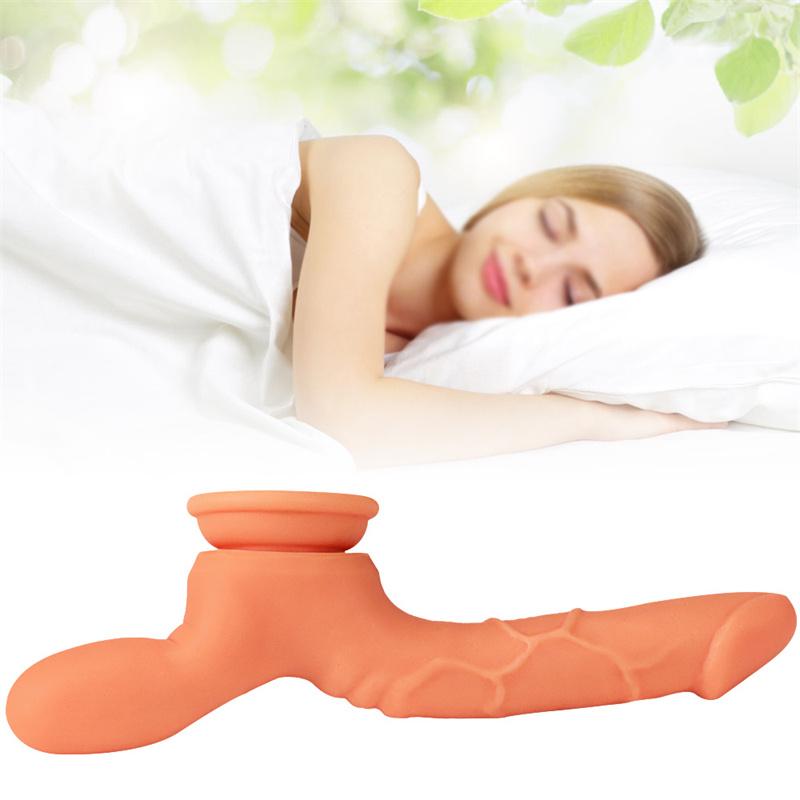 Female Double-headed Penis Simulation Fake Penis Pull Pull Masturbation Anal Plug Adult Sex Products