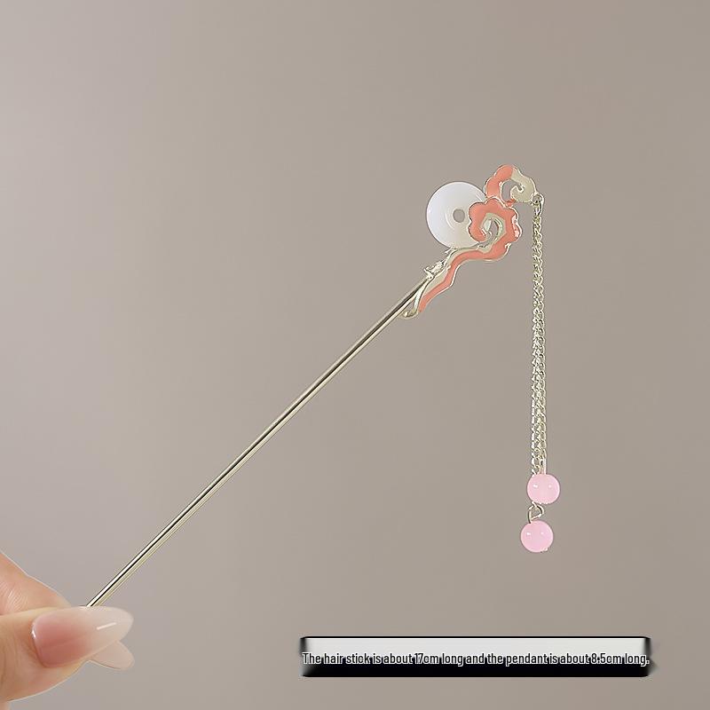 Vintage Chinese Style Hairpin for Updos - Elegant Retro Hair Stick with Tassel for Qipao