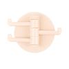 Universal Plastic Towel Hook 3-Split Rotating Holder Bathroom Door Back Hanger