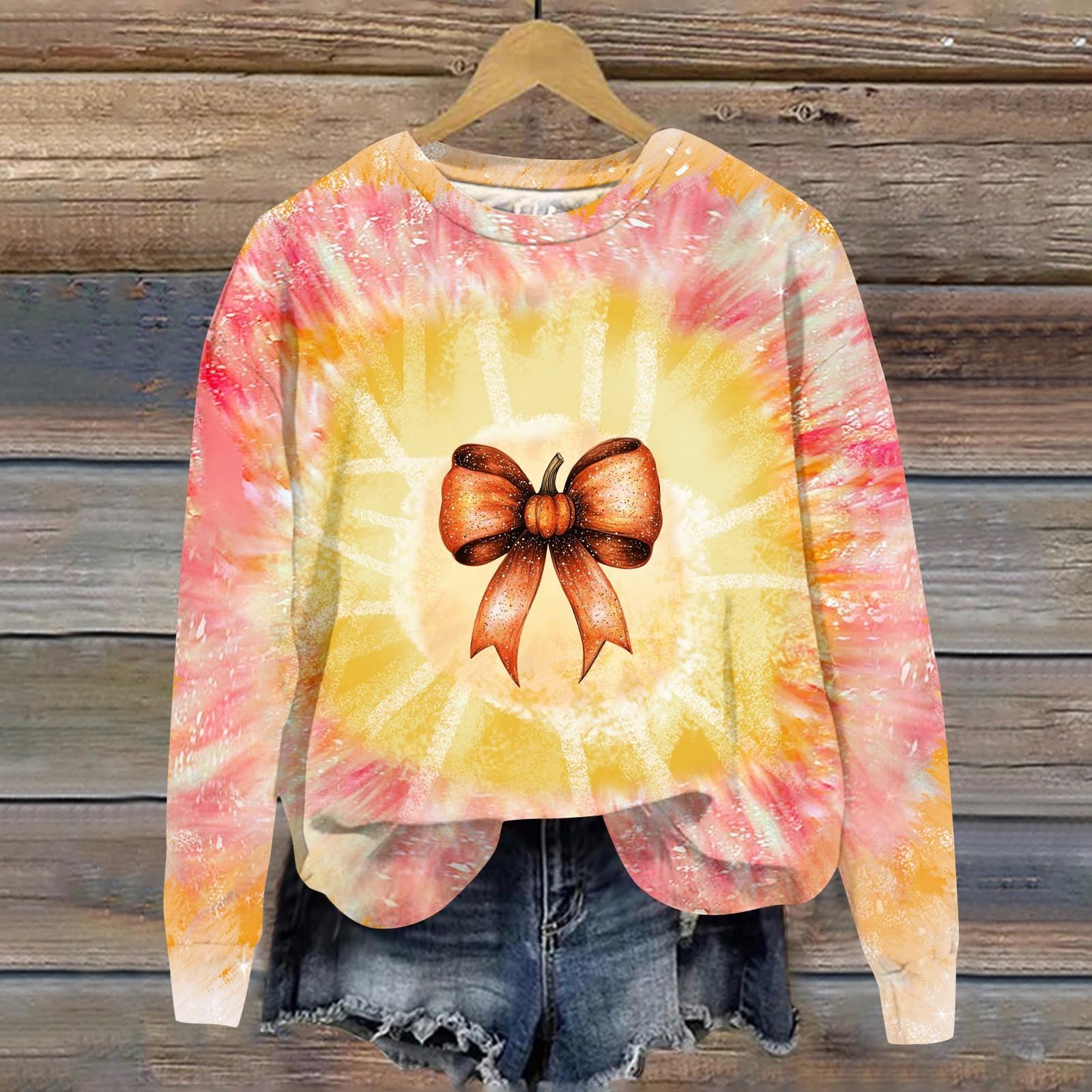 

Женская мода с принтом, длинный рукав, свободный круглый вырез, свитшот, осень XXL